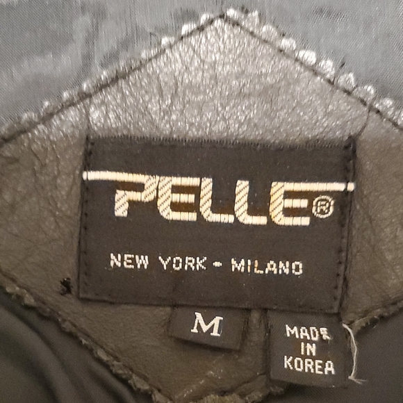 Pelle Black 100% Genuine Leather Trench Coat - Picture 2 of 10